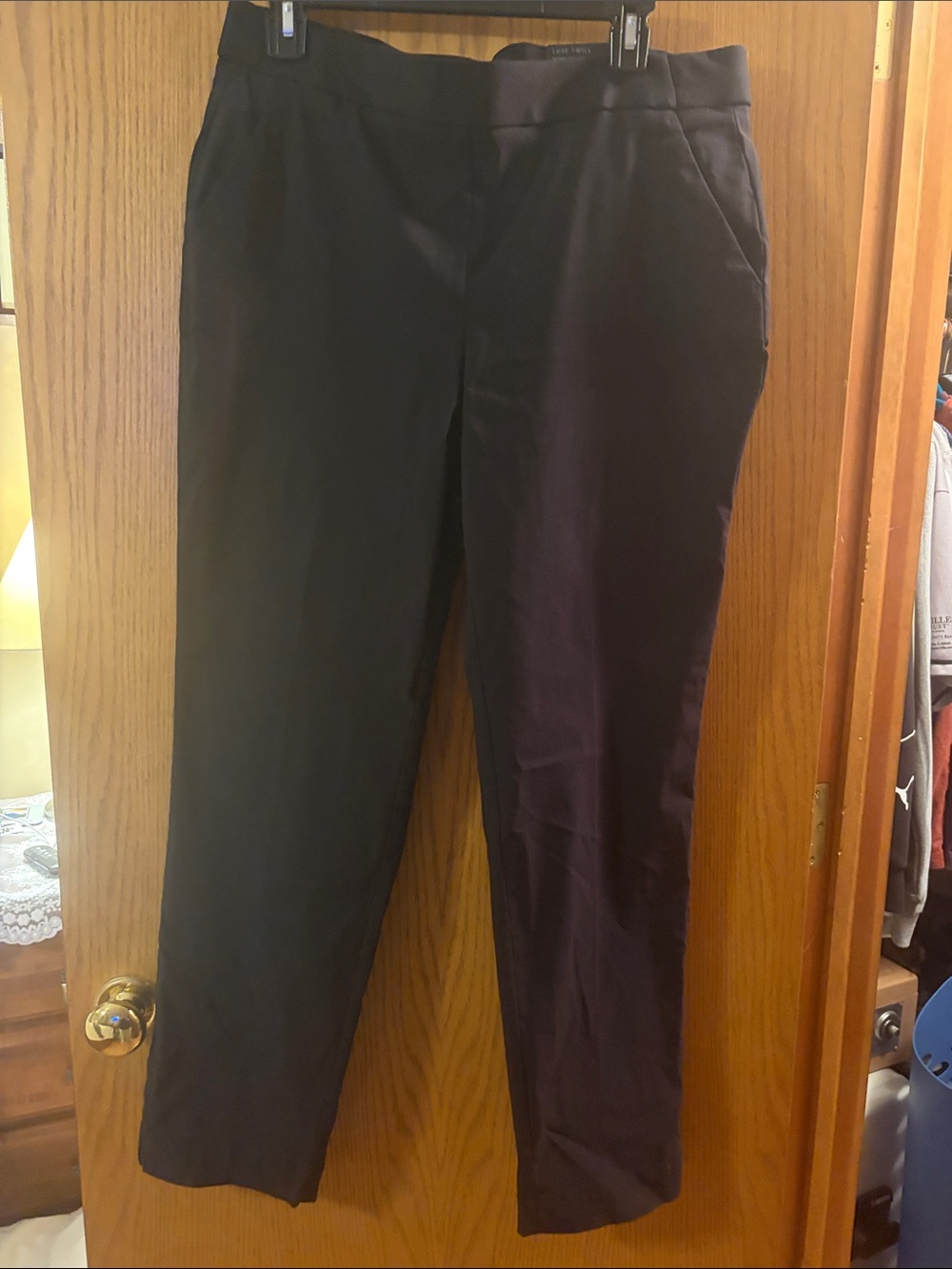 Simply Vera Vera Wang Black Straight-Leg Dress Pants